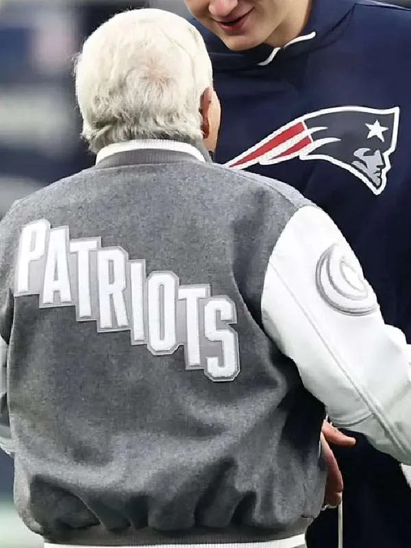Robert Kraft Patriots Letterman Jacket - Image 3