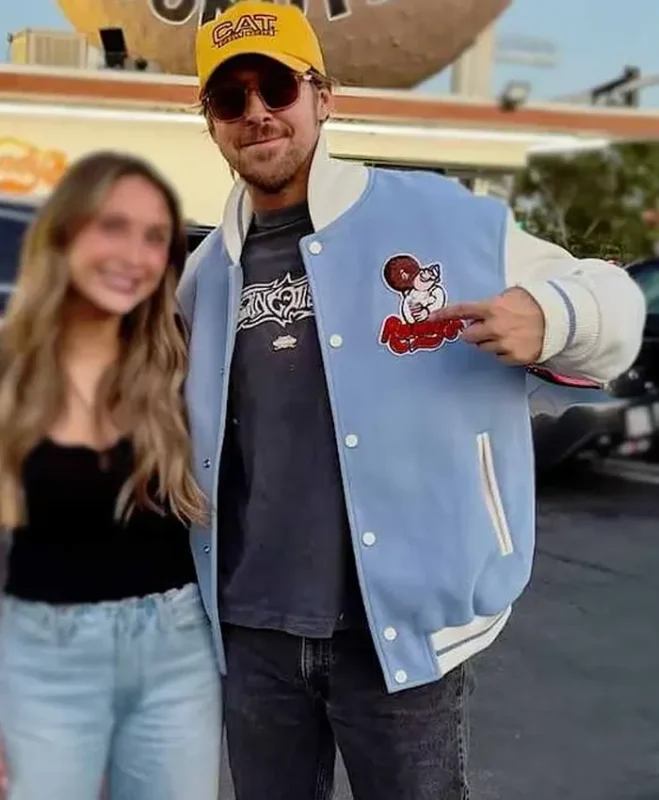 Ryan Gosling Randy’s Donuts Varsity Jacket