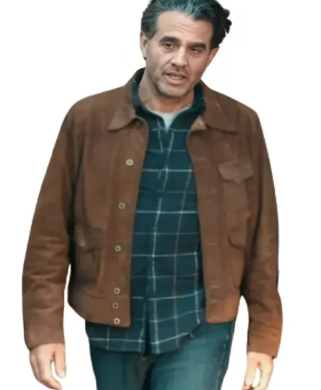 Scarpetta Pete Marino Brown Suede Jacket