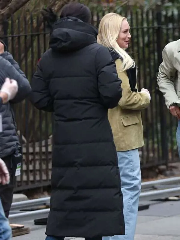 Count My Lies Shailene Woodley Black Puffer Coat - Image 3