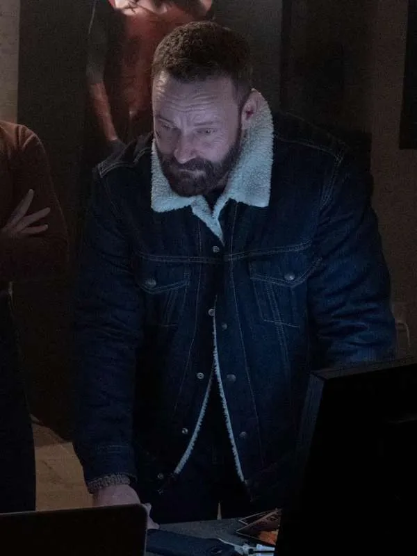 Ryan Robbins Sniper Rogue Mission Shearling Denim JacketRyan Robbins Sniper Rogue Mission Shearling Denim Jacket - Image 2