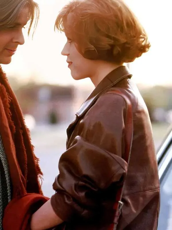 Molly Ringwald The Breakfast Club Brown Leather Jacket - Image 2