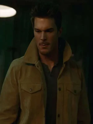 The Genesis Project Brando White Suede Leather Jacket