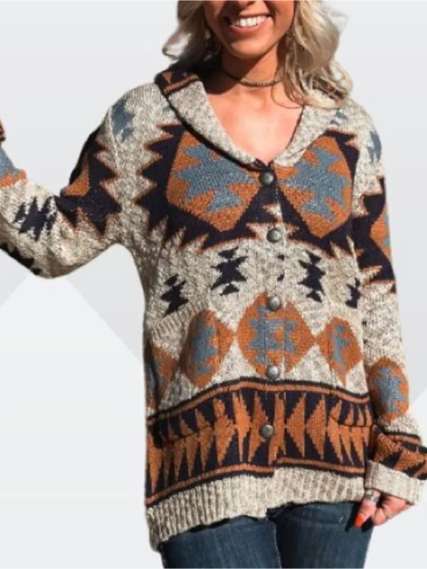 The Madison 2026 Danielle Vasinova Printed Cardigan - Image 2