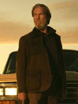 The Old Man Jeff Bridges Brown Cotton Jacket
