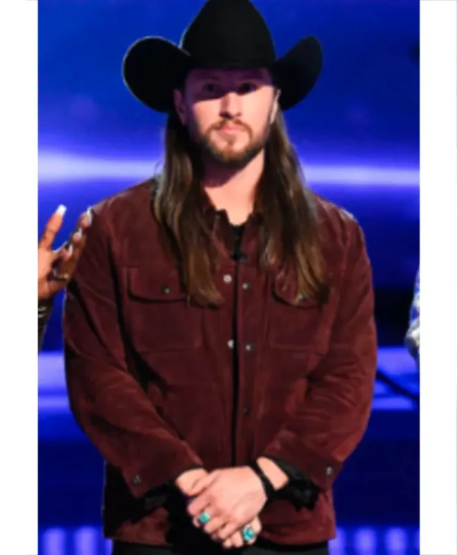 The Voice S29 Jared Shoemaker Suede Jacket