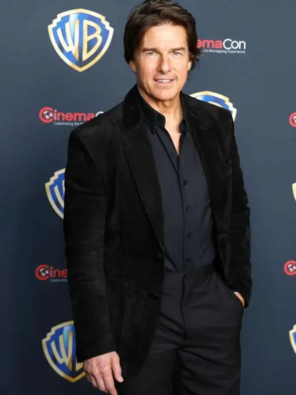 CinemaCon Tom Cruise Black Suede Blazer - Image 4