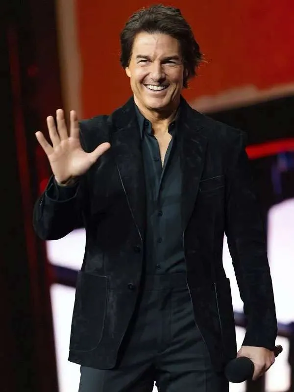 CinemaCon Tom Cruise Black Suede Blazer - Image 3