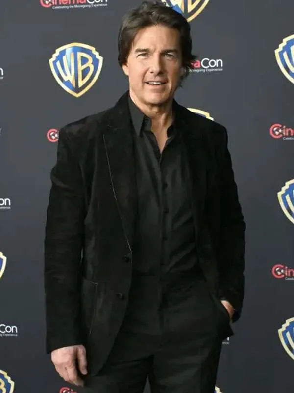 CinemaCon Tom Cruise Black Suede Blazer - Image 2