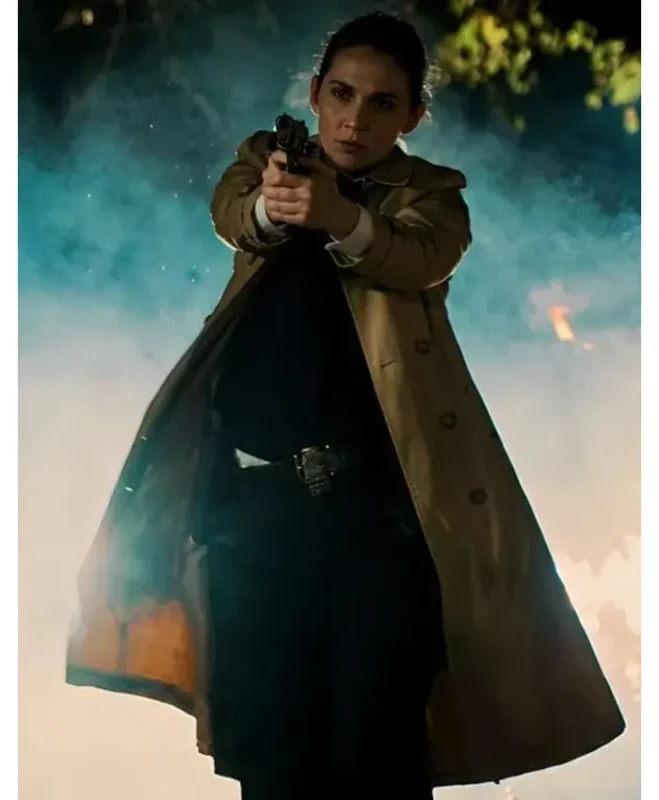 Short Fuse Veronika Brown Coat - Image 2