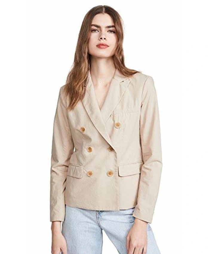 Victoria Pedretti You Love Quinn Wafer Color Blazer