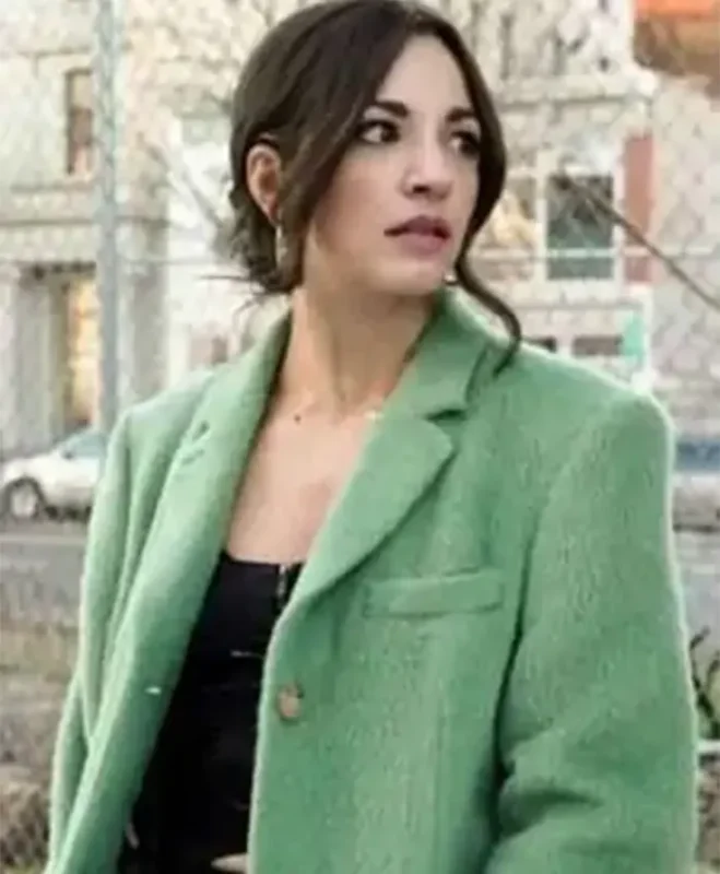 Younger Season 07 Liza Miller Long Green Coat