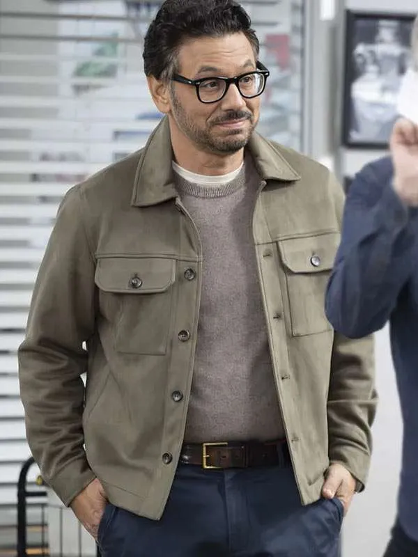 Al Madrigal Shifting Gears S02 Suede Leather Jacket