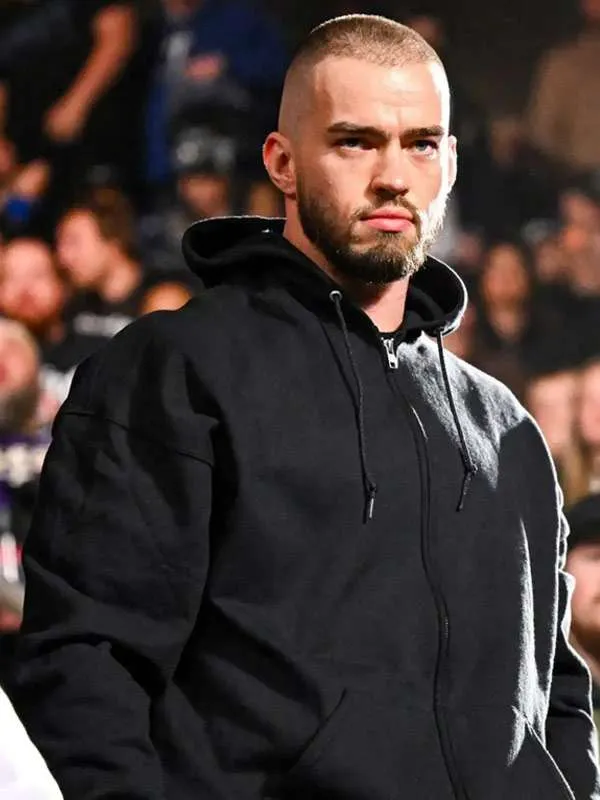 Monday Night RAW Austin Theory Black Hoodie - Image 2