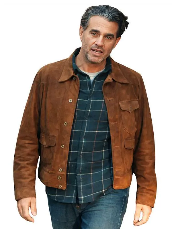 Bobby Cannavale Scarpetta Suede Leather Jacket