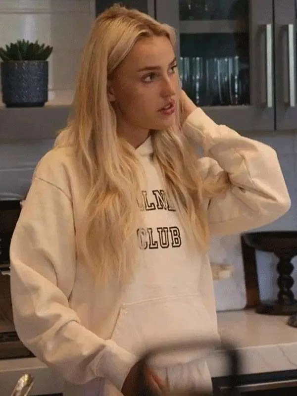 Break Point Morgan Riddle Beige Hoodiec