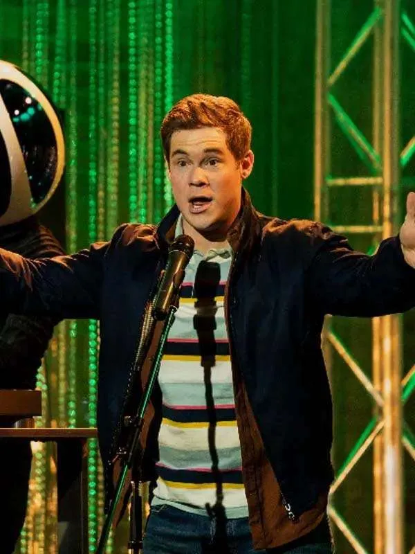 Adam Devine Pitch Perfect Black Bomber Jacket - Image 3