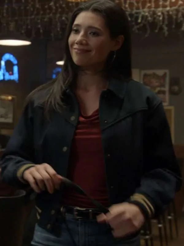 Violet Mikami Chicago Fire Black Bomber Jacket