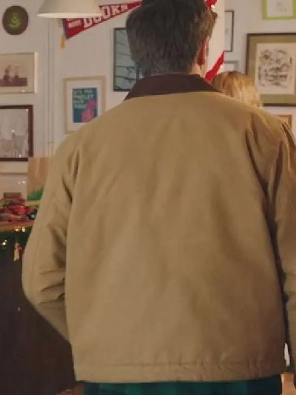 Jake Allyn Christmas on Every Page Brown Jacket - Image 3