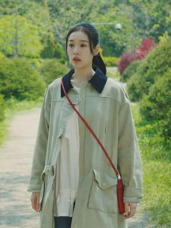 Dynamite Kiss Ahn Eun-jin Beige Cotton Jacket
