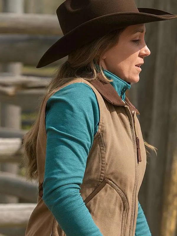 Heartland S19 Amber Marshall Brown Vest