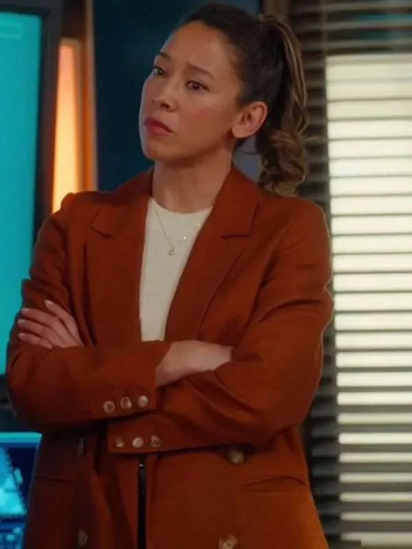Hudson and Rex S08 Mayko Nguyen Brown Blazer