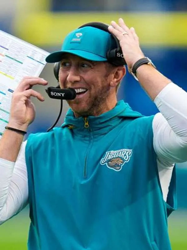 Liam Coen Jacksonville Jaguars Blue Vest