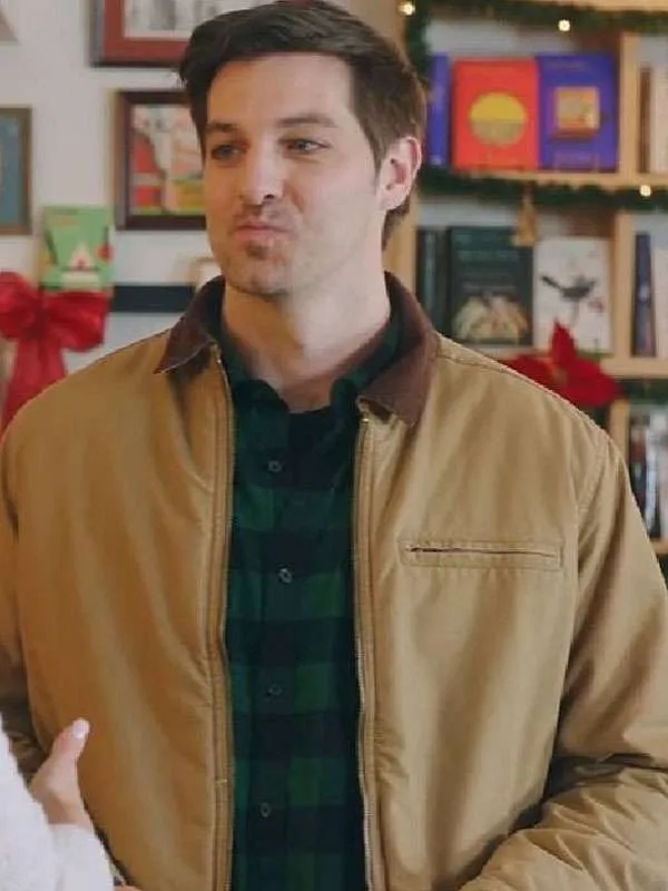 Jake Allyn Christmas on Every Page Brown Jacket