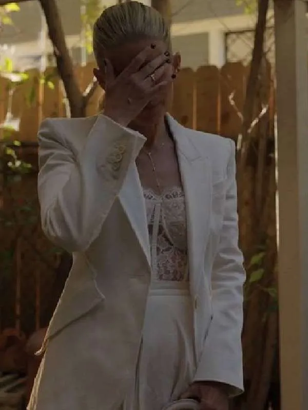 Imperfect Women 2026 Kate Mara White Blazer - Image 2