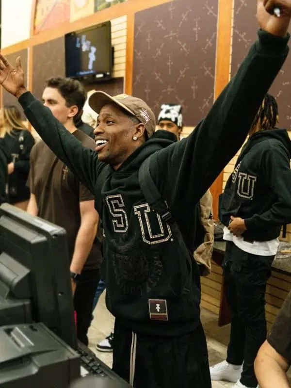 Travis Scott LSU Black Hoodie - Image 2