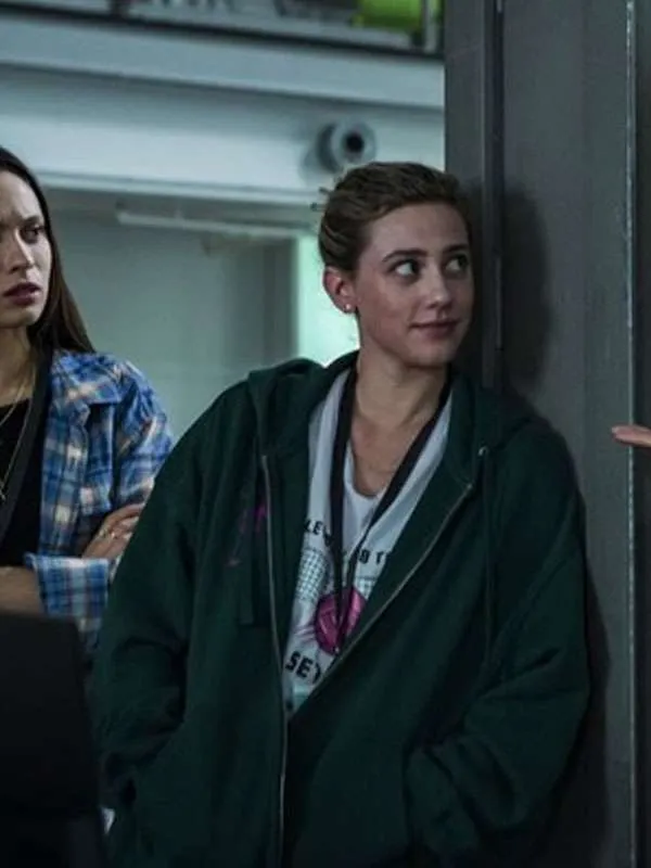 Lili Reinhart American Sweatshop Green Hoodie