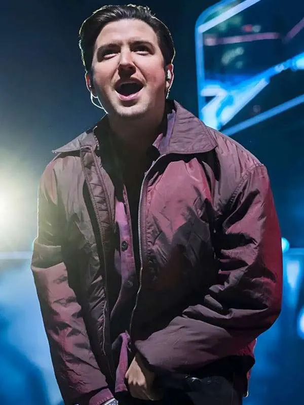 Logan Henderson Berlin Concert Maroon Jacket - Image 2