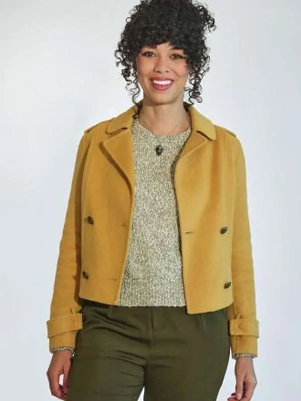 Alexis Zollicoffer Love in the Clouds Mustard Jacket