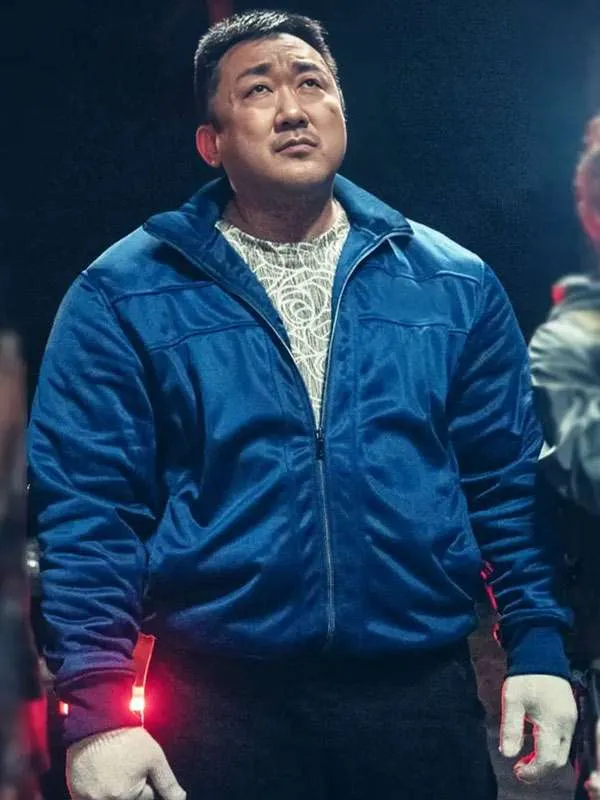 Ma Dong-seok Holy Night Demon Hunters Blue Jacket