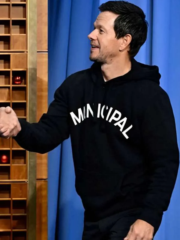 The Tonight Show Mark Wahlberg Black Hoodie - Image 3