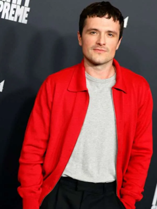 Josh Hutcherson Marty Supreme Red Jacket