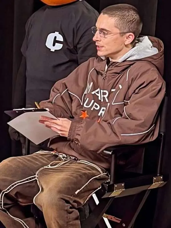 Marty Supreme Timothee Chalamet Brown Jacket