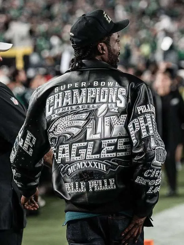 Meek Mill Pelle Pelle Eagles Jacket - Image 2