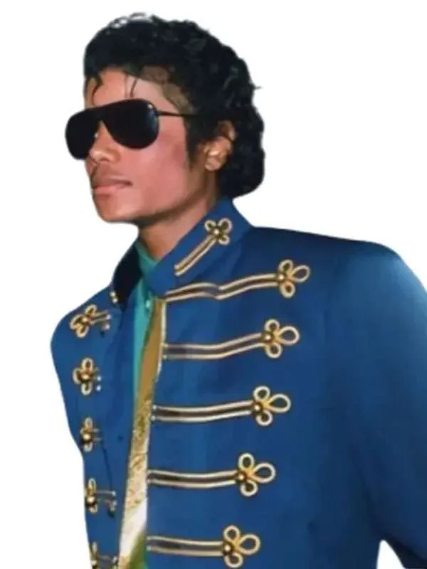 Jaafar Jackson Michael 2026 Blue Jacket - Image 3