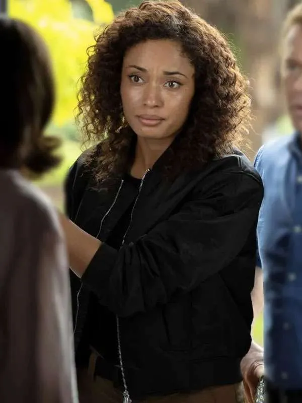 Michelle Mackey NCIS Sydney Black Bomber Jacket - Image 4