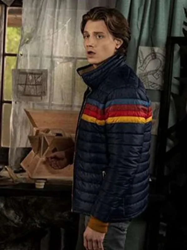 Alex Saxon Nancy Drew Blue Puffer Jacket - Image 2