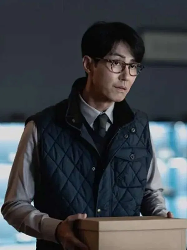 Cha Seung-won No Other Choice 2025 Quilted Vest