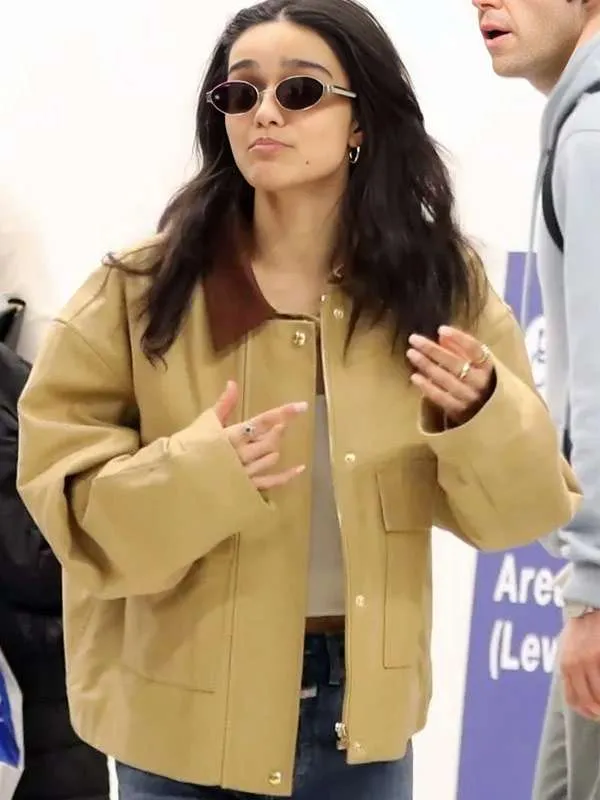 Rachel Zegler Brown Jacket