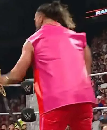 WWE Raw 2025 Seth Rollins Leather Vest - Image 4