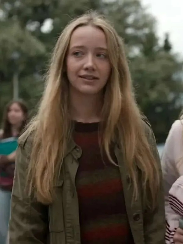Delphi Evans Girl Taken Green Cotton Jacket - Image 2