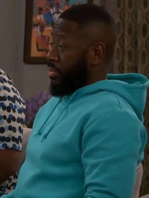Sheaun McKinney The Neighborhood Blue Hoodie - Image 3