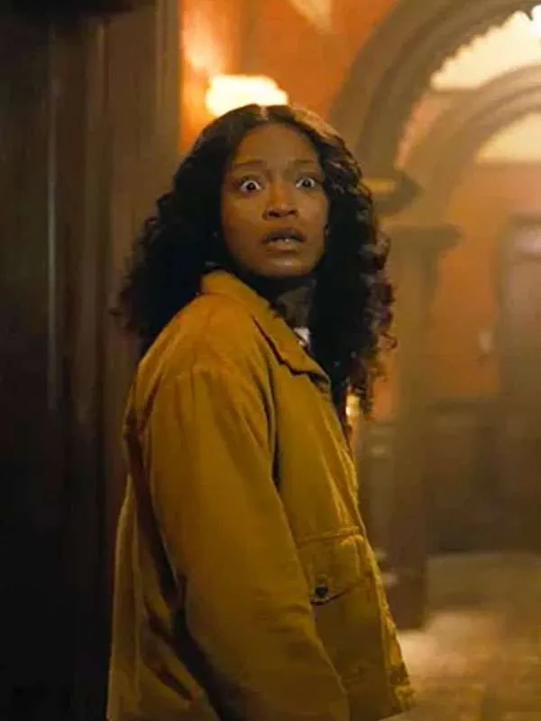 Keke Palmer The Burbs Mustard Jacket - Image 3
