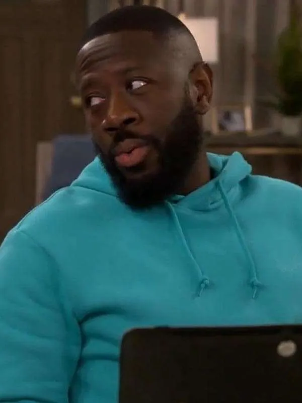 Sheaun McKinney The Neighborhood Blue Hoodie - Image 2