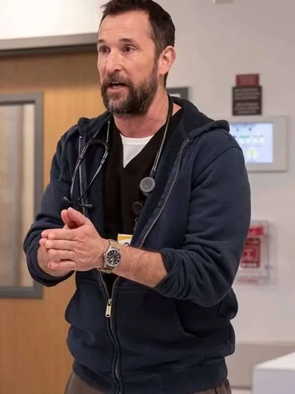 Dr Michael Robinavitch The Pitt Blue Hoodie - Image 3