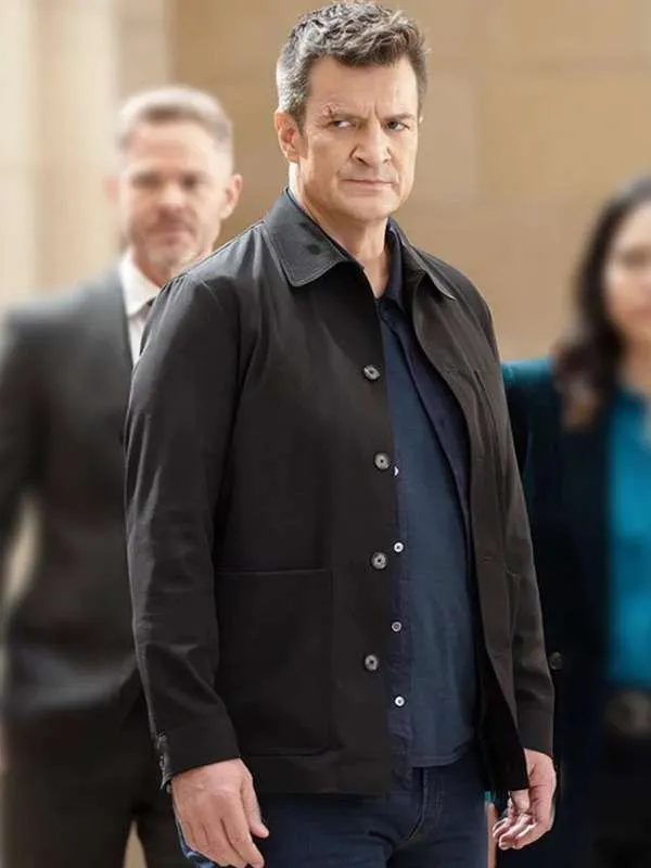 Nathan Fillion The Rookie Black Jacket - Image 2